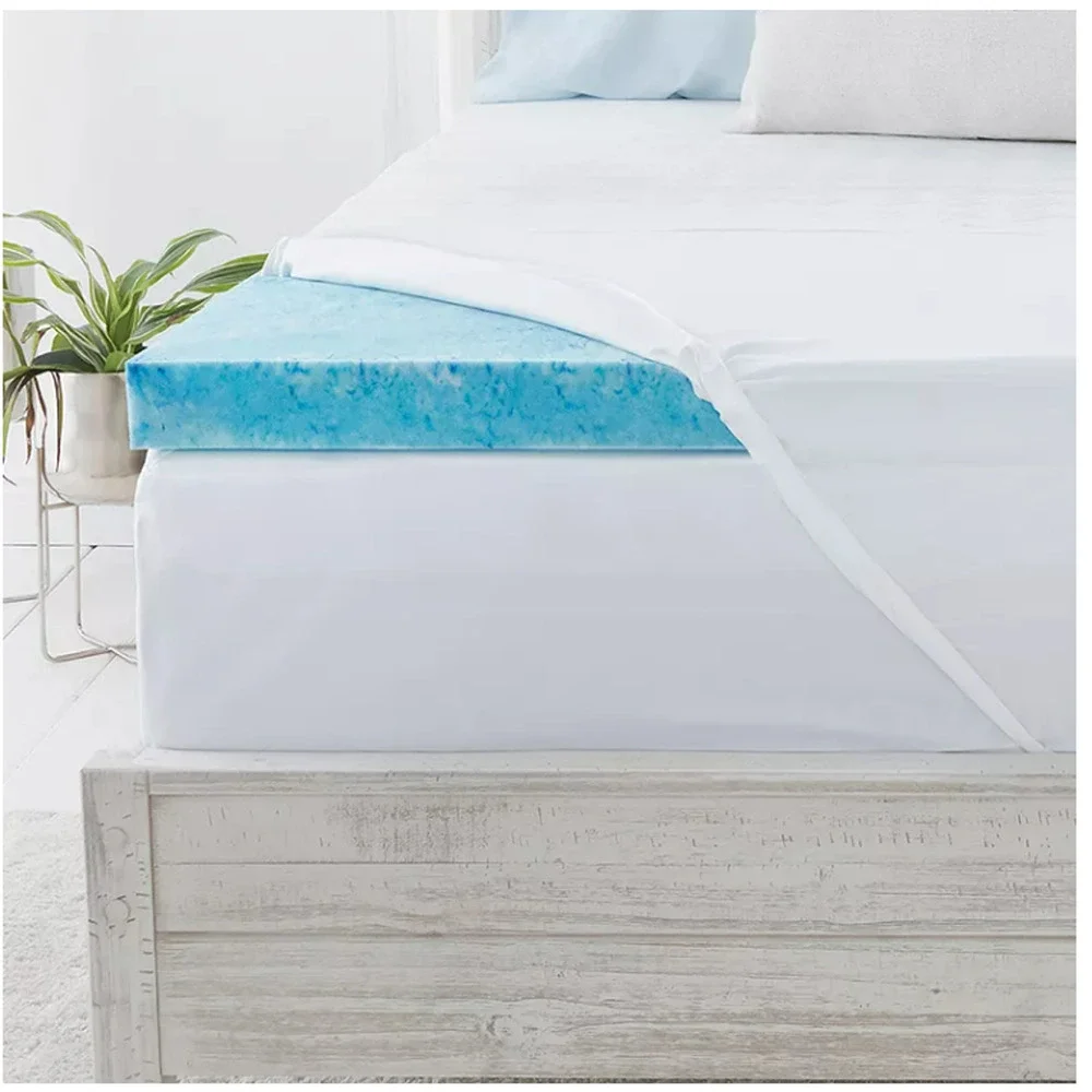 Serta 3-inch Soothing Cool Gel Memory Foam Mattress Topper - FULL